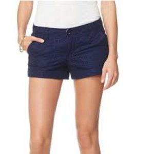 Lilly Pulitzer Navy Walsh Lace Shorts 6